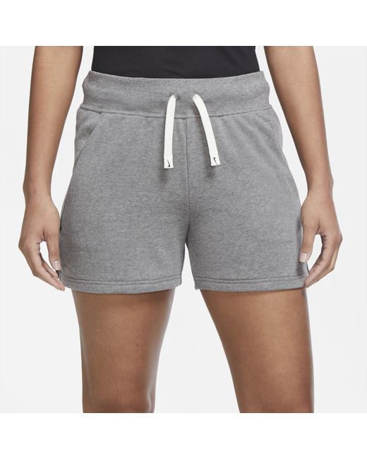 Nike Core Dry Fleece Shorts in Grey (Gray) - Lyst