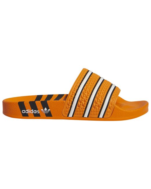 adidas Adilette Strap in Orange | Lyst
