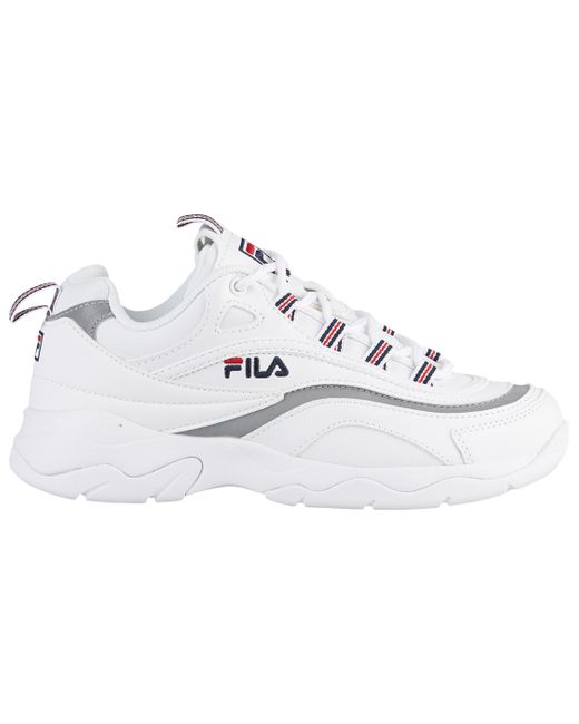 fila ray white metallic