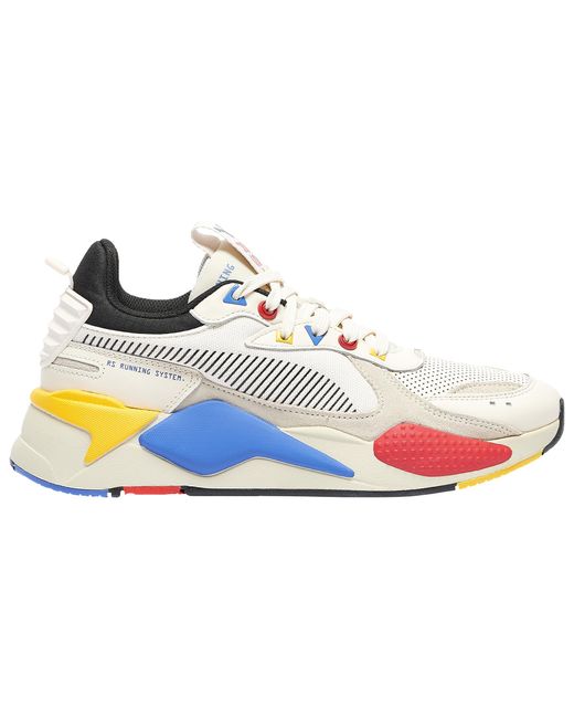 puma blue yellow shoes
