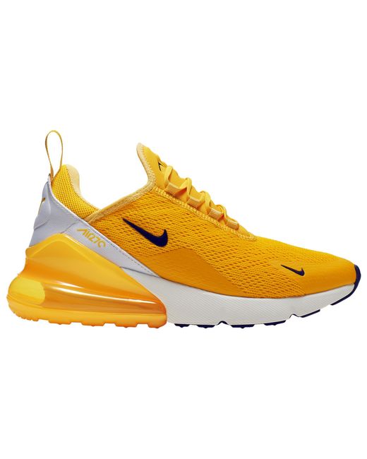 Nike Synthetic Air Max 270 Running Shoes in Yellow | Lyst
