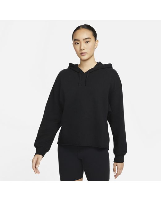 Nike Fleece Plus Tf Cozy Cover-up in Black - Lyst