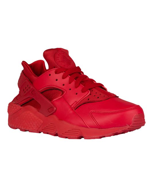 red huarache shoes