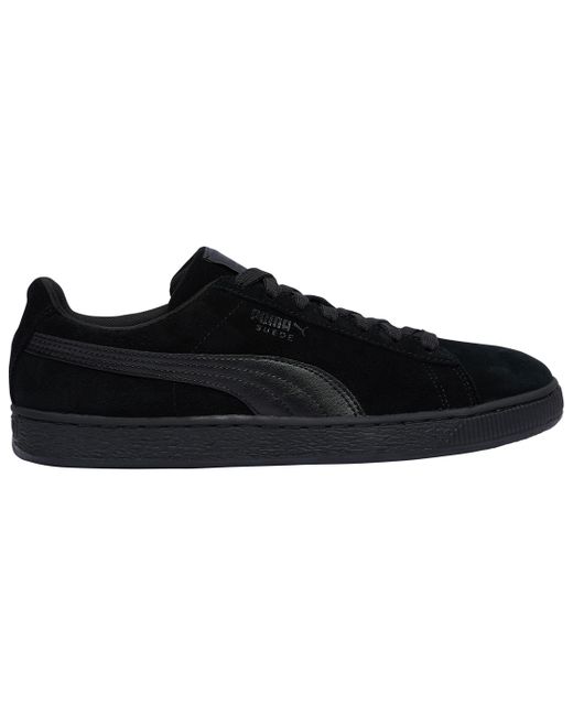 black suede pumas men's