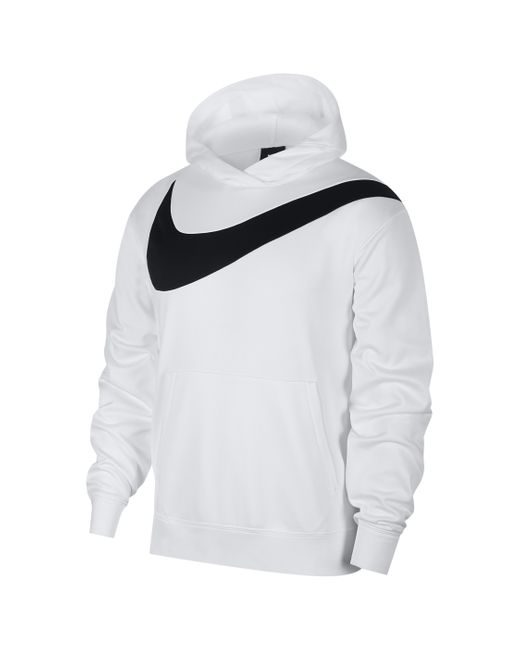 white nike therma hoodie