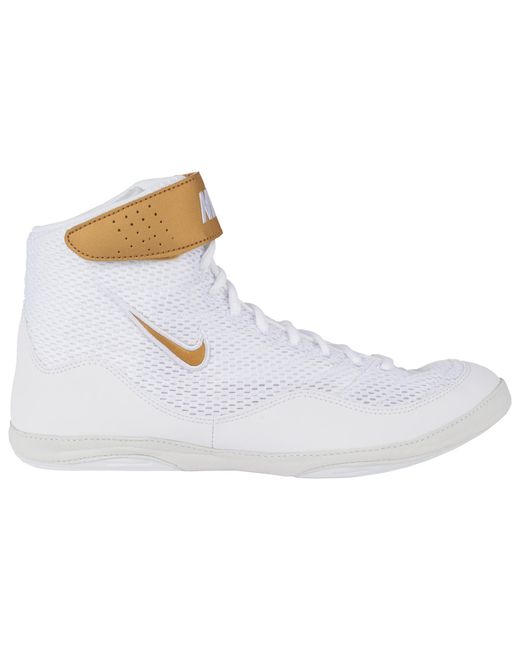 white and pink nike inflicts