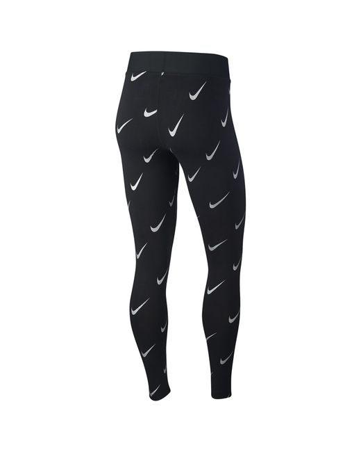 Nike Metallic Clash High Waisted Leggings in Black - Save 10% - Lyst