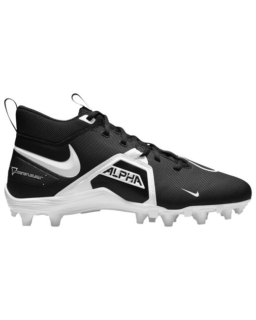 Alpha menace varsity mid black men's football cleat Clearance