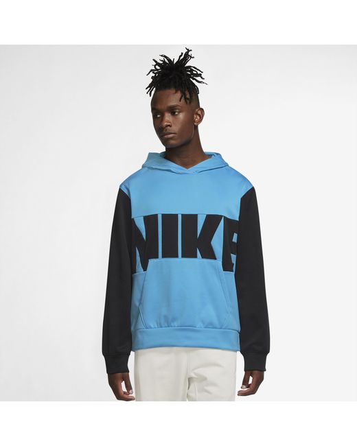 Nike Fleece Tf Starting Five Pullover Hoodie in Blue for Men - Lyst