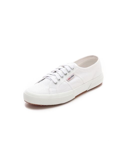 supergas white sneakers