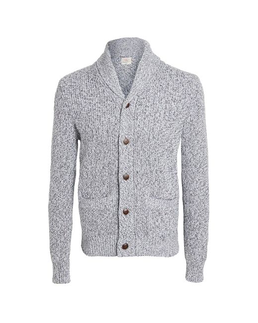 gray cotton cardigan