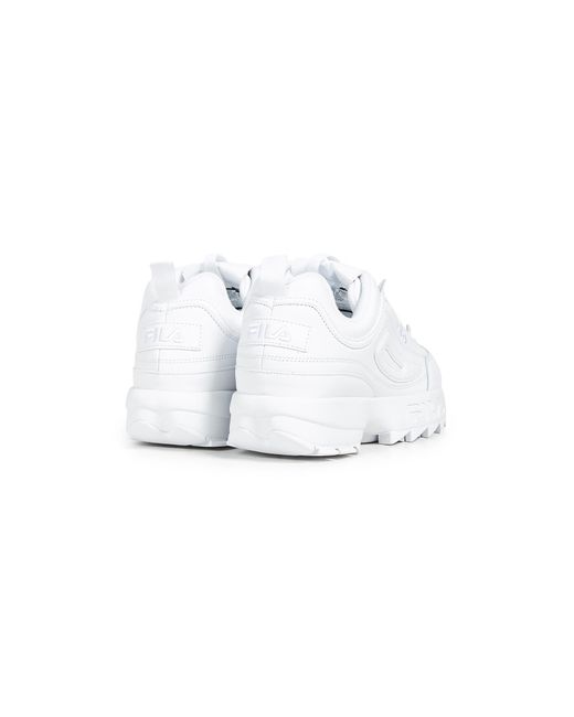 fila disruptor ii men's white trainers