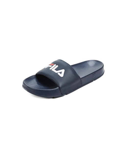 fila blue sandals