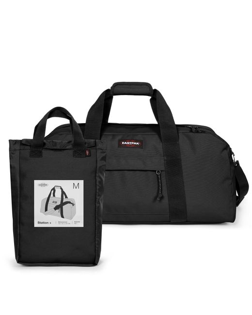 Borsone Station+ 58L Borsone Da Viaggio E Borsa Da Palestra Con Tracolla Rimovibile di Eastpak in Black