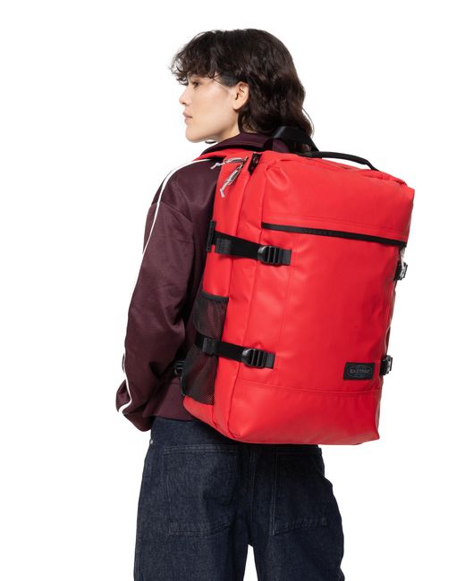 Travelpack, 100% Polyester di Eastpak in Red