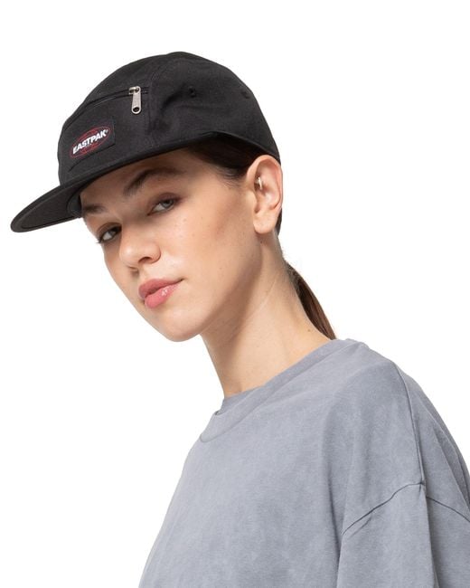 5 Panel Cap, 100% Polyester di Eastpak in Black