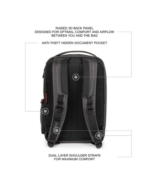 Tecum S, 100% Polyester di Eastpak in Black