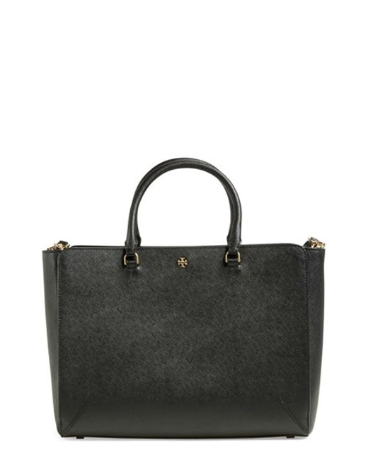 burch large robinson zip tote in black lyst burch large robinson zip tote in black lyst