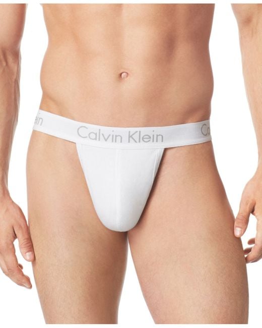 Calvin Klein Men's Body Thong 2-pack Nb18081 in White for Men | Lyst