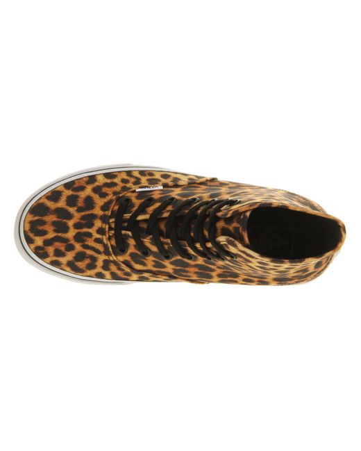 vans authentic leopard print