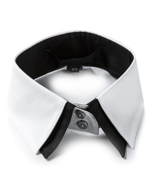 Karl Lagerfeld White Detachable Collar
