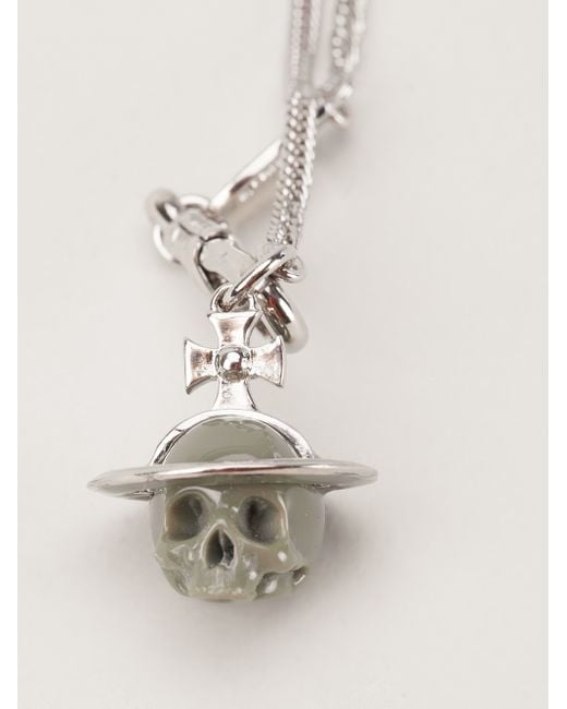 Auth Vivienne Westwood Skeleton Necklace Silver color Unused | eBay