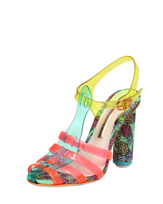 Sophia Webster Multicolor 100Mm Rosa Pineapple Jelly Sandals