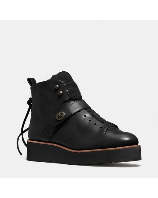 COACH Urban Hiker Boot in Black | Lyst