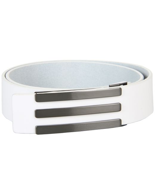 adidas Three Stripe Belt in White for Men | Lyst