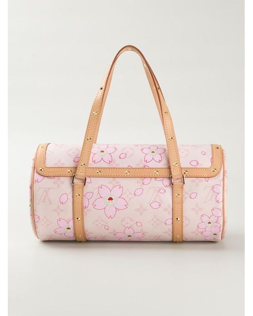 Louis Vuitton Pink Louis Vuitton X Takashi Murakami 'cherry Blossom Monogram Papillon' Tote