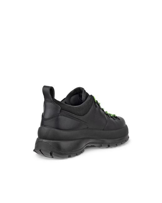 Ecco Black Leather Waterproof Hiking Shoes for men