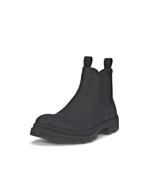 Ecco Black Grainer Chelsea Boot Size