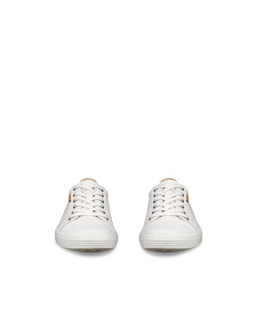 Ecco White Soft 7 Sneaker