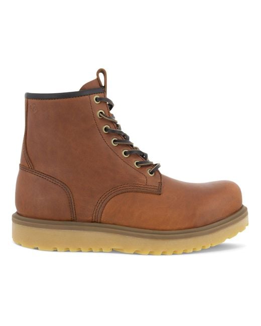 Ecco Leather Staker Lumberjack Boot Size in Rust (Brown) | Lyst
