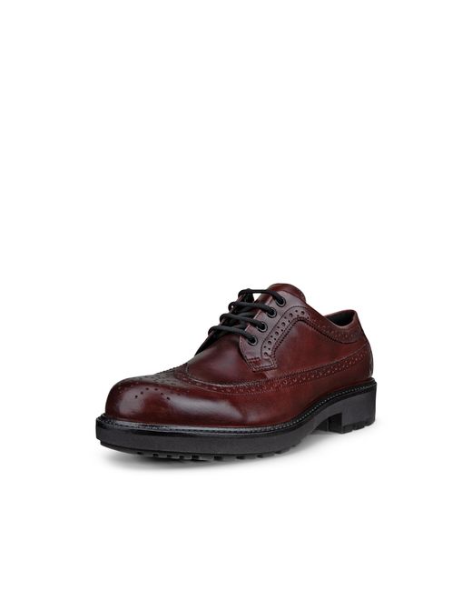 Ecco Metropole Oslo-Herren Eleganter Lederschuh in Brown für Herren