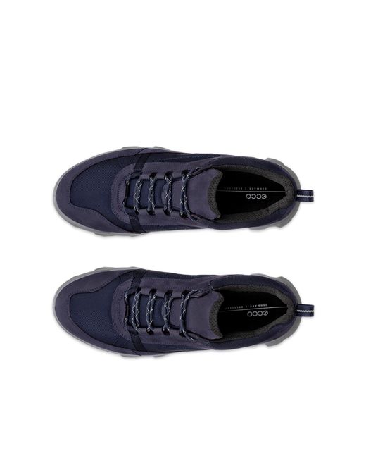 Ecco Mx-Herren Outdoor-Schuhe Aus Nubukleder in Blue für Herren