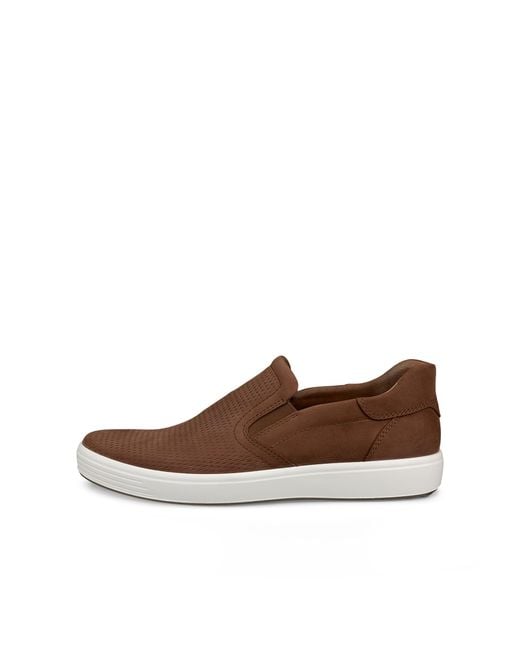 Ecco Brown Soft 7 M Easy Slip for men