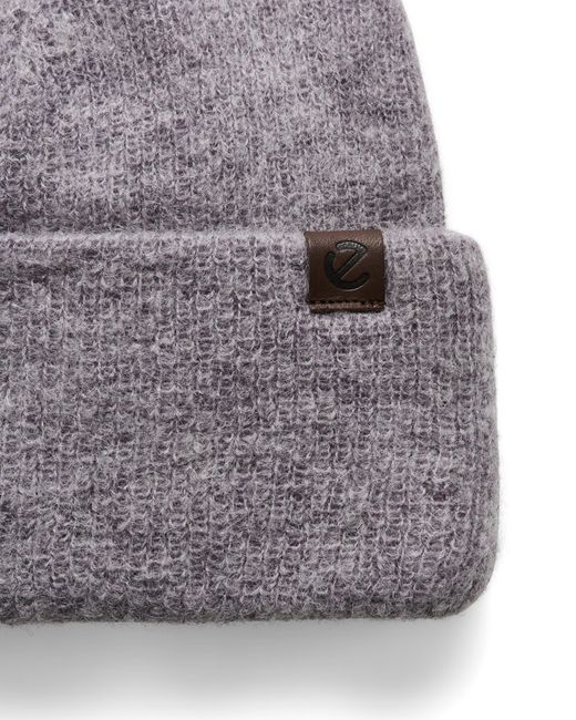Ecco Gray Fluffy Beanie