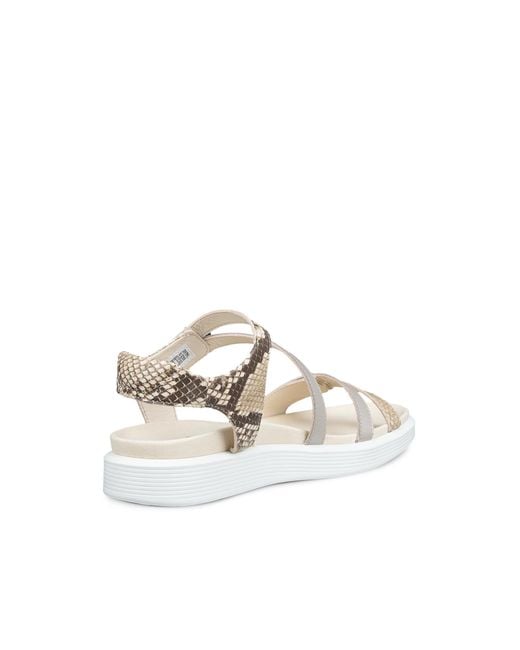 Ecco White Soft Sandal