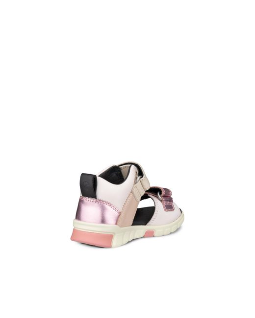 Ecco White Mini Stride Sandal