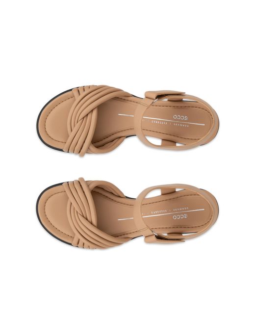 Ecco Brown Sculpted Sandal Lx 35