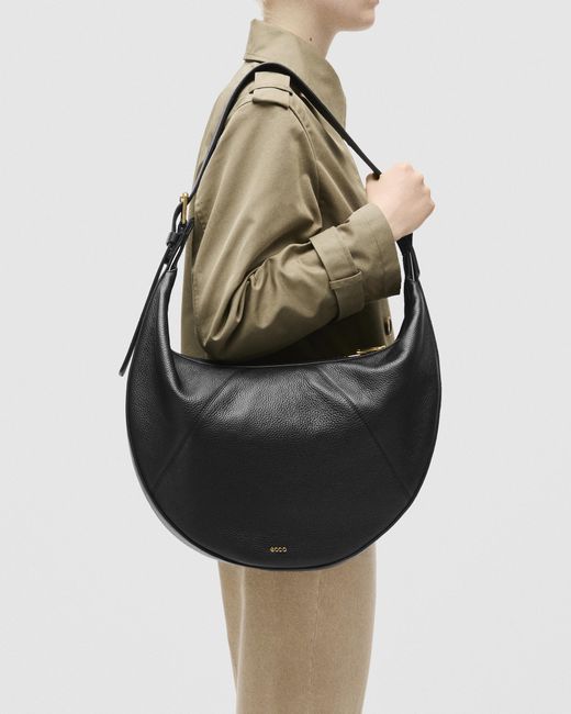 Ecco Black Fortune Bag L