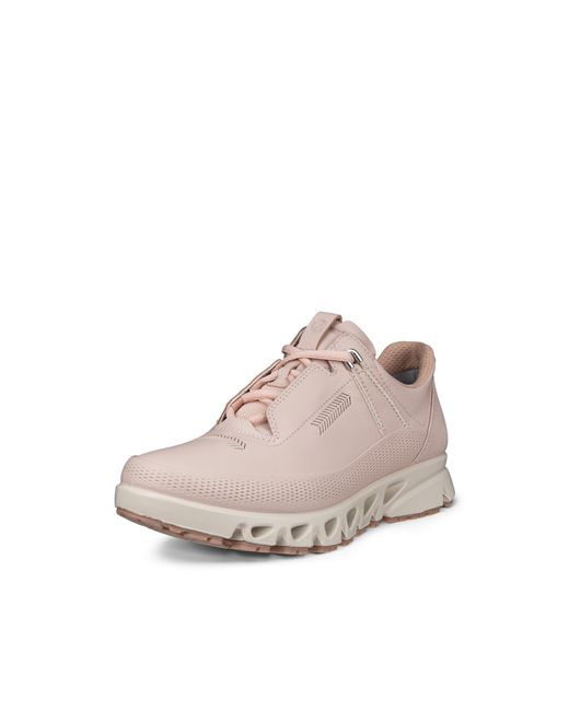 Ecco White Multi-Vent-Damen Lederschuh Mit Gore-Tex