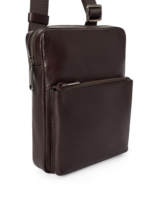 Ecco Brown Flat Pouch City