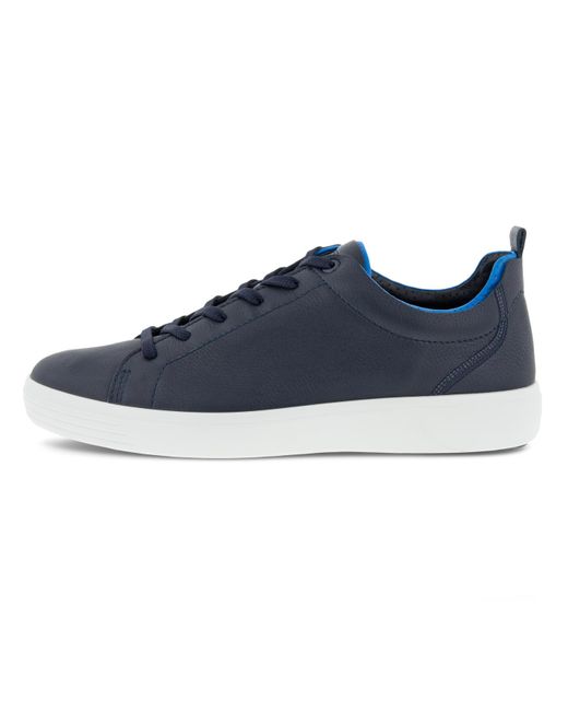 Ecco Leather Soft 7 M in Marine (Blue) for Men | Lyst