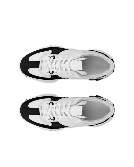 Ecco White Retro Sneaker for men