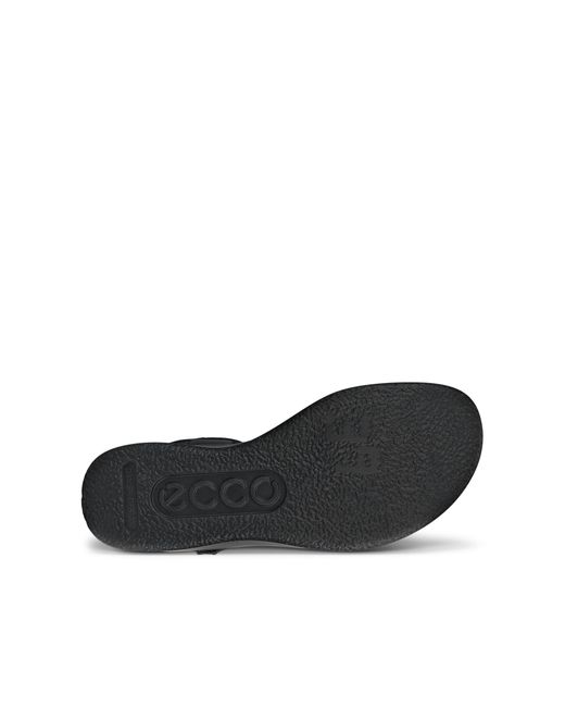 Ecco Black Flowt Lx Wedge Sandals Size