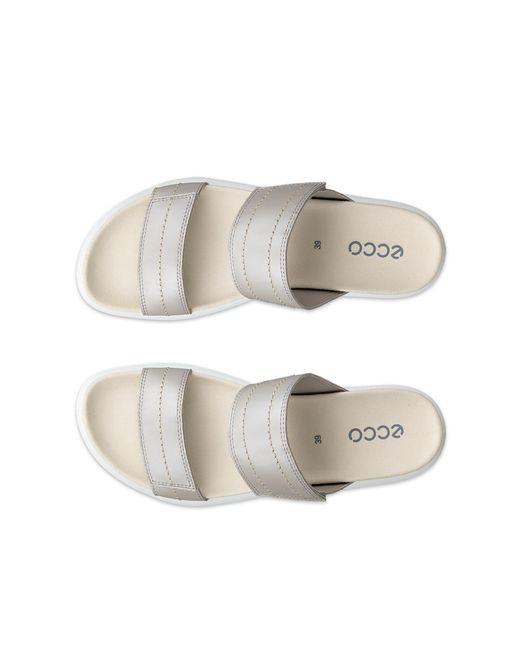 Ecco White Soft Sandal
