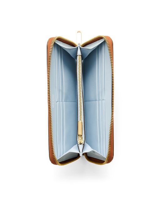 Ecco Brown Wallet E Wave Continental