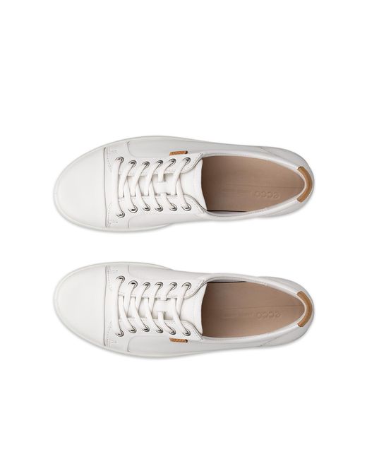 Ecco White Soft 7 Sneaker